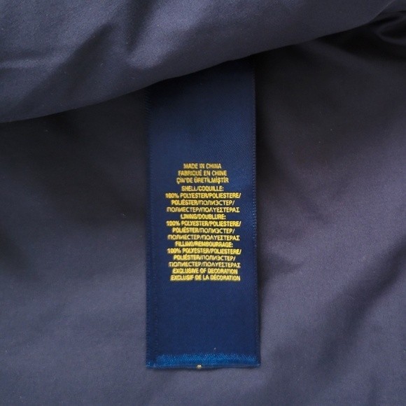 NEW Polo Ralph Lauren Puffer Vest Tartan Plaid Boys L Navy Blue Green NWOT - Picture 9 of 10